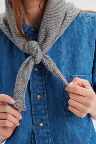 Madilli Scarf in Grey Heather
