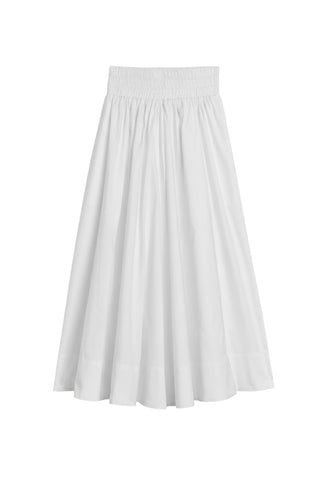 Kyria Circle Skirt in White