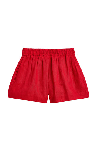 Shkip Shorts in Cherry