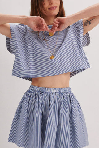 Kori Top in Navy Stripe