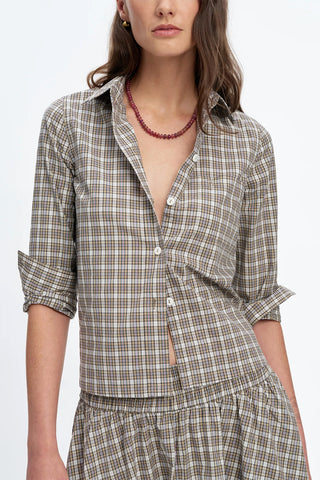 Vella Shirt in Dad Plaid