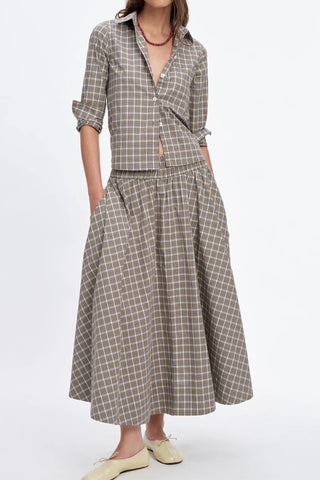 Vella Shirt in Dad Plaid