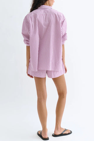 Kappa Shirt in Magenta Stripe