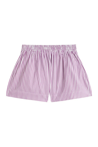 Shkip Shorts in Magenta Stripe