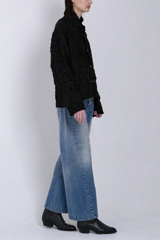 Easy Jacket in Black Flower