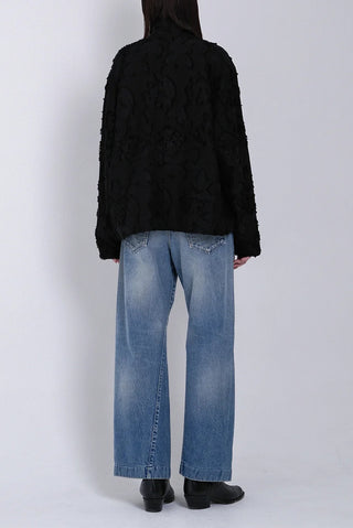 Easy Jacket in Black Flower