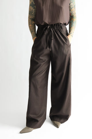 Lucio Trousers in Dark Brown