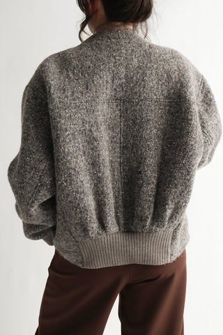 Skyler Jacket in Marled Grey