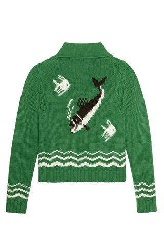Bass Cardigan in Grove