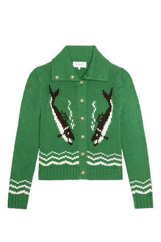 Bass Cardigan in Grove