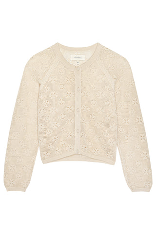 Crochet Cardigan in Natural