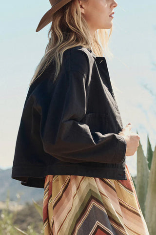Rancher Jacket in Washed Black