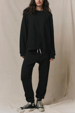 Slouch Sweatshirt in Almost Black