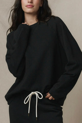 Slouch Sweatshirt in Almost Black