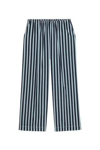 The Everyday Pull On Pant in Blue Club Stripes