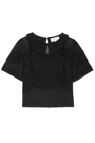 Rosebud Top in Black