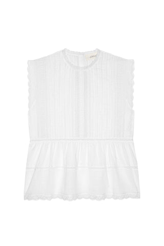 Sonnet Top in True White