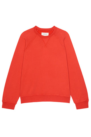 Slouch Sweatshirt in Bright Red
