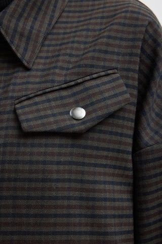 Cedrick Suiting Bomber Jacket in Grey Multi