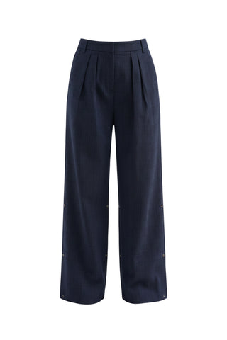 Menswear Stella Full Length Pant in Navy Multi