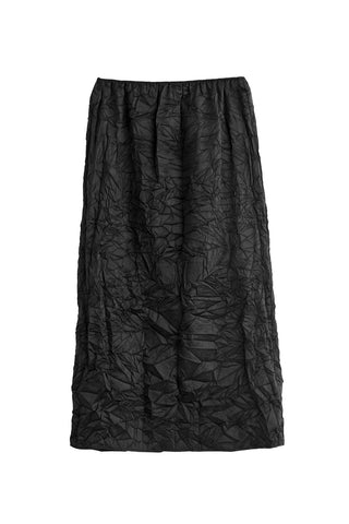 Tech Crush Slip Skirt in Black