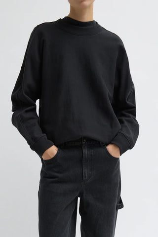 Cocoon Crewneck Sweatshirt Black