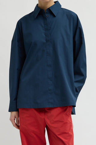 New Shirting Gabe Oversized Shirt in Navy