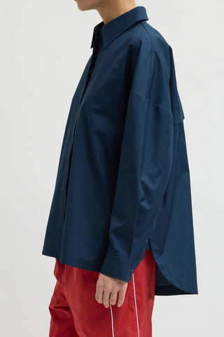 New Shirting Gabe Oversized Shirt in Navy