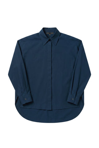 New Shirting Gabe Oversized Shirt in Navy