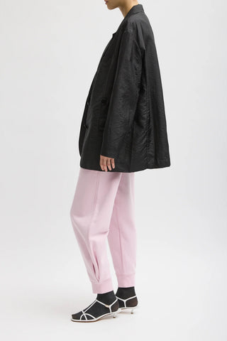 Crispy Nylon Liam Blazer in Black