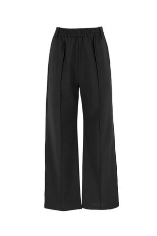 Tropical Wool Scottie Trouser in Black