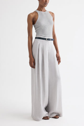 Narrow Belt in Dark Midnight/Silver