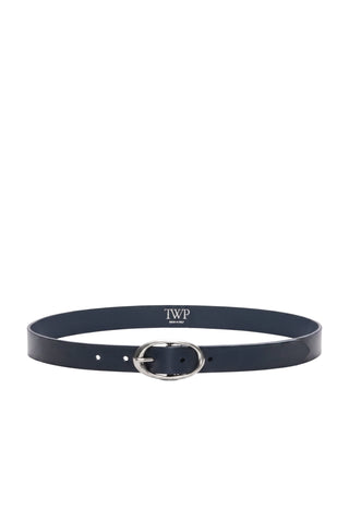 Narrow Belt in Dark Midnight/Silver