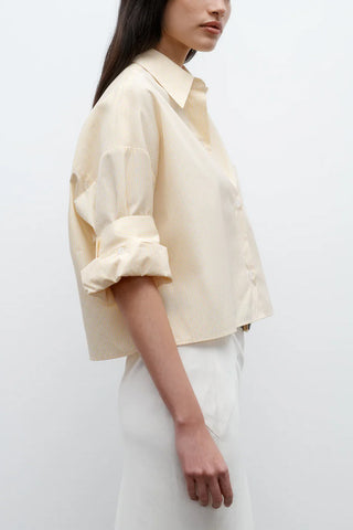 Next Ex Shirt in Yellow Ivory