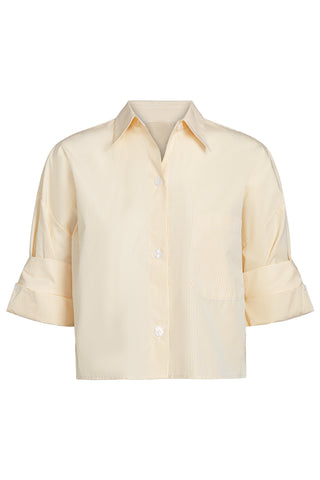 Next Ex Shirt in Yellow Ivory