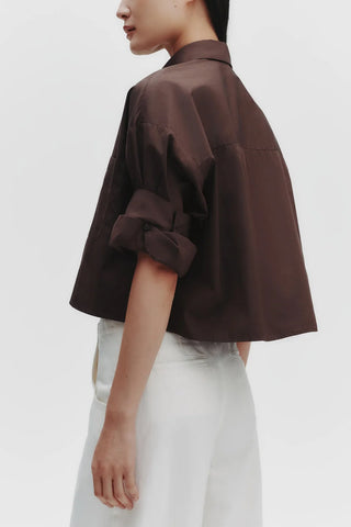 Next Ex Shirt in Milk Chocolate