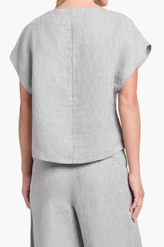 Simple T in Light Heather Grey