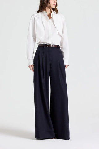 CB Top With Tie in White