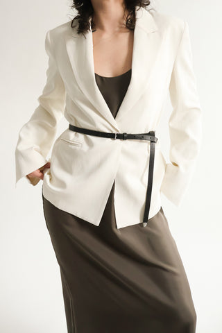 Boy Blazer in Bone