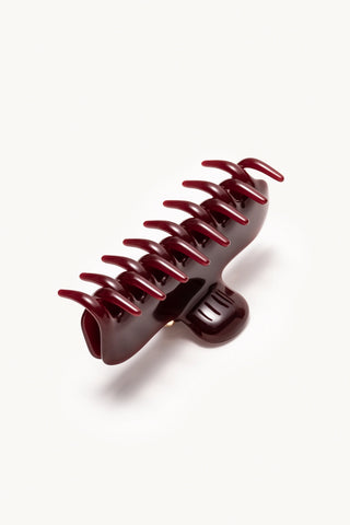 No. 4 Claw Clip in Bordeaux