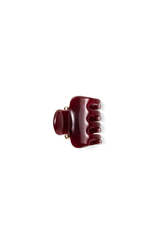 No. 1.5 Claw Clip in Bordeaux