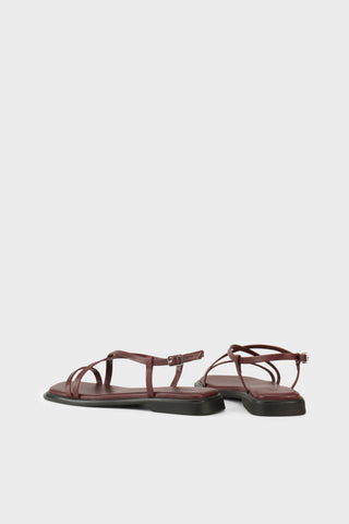 Izzy Sandal in Cherry