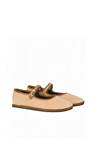 Velvet Mary Jane in Goldoni