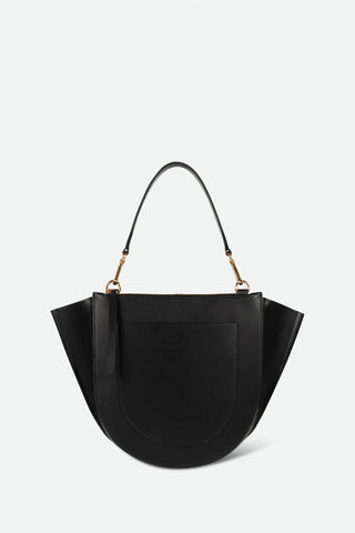 Medium Hortensia Bag in Black