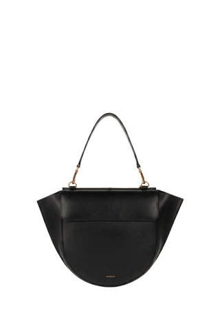 Medium Hortensia Bag in Black
