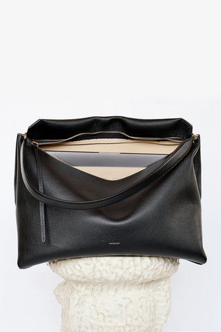 Penelope Tote in Black Crust