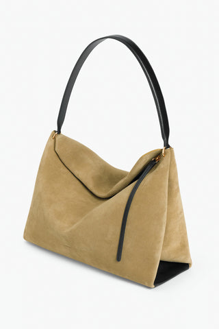 Penelope Tote in Khaki Suede