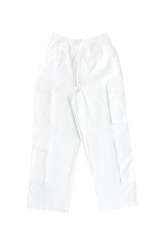 Carrie Cargo Pants in White