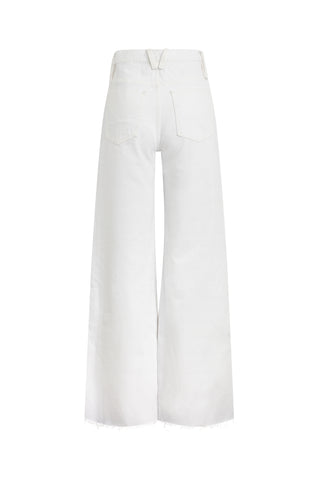 James High-Rise Wide Leg in White
